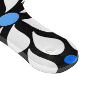 Aangepaste, moderne bloemen blauw blauwgroen ombre snijplank (Hoek)