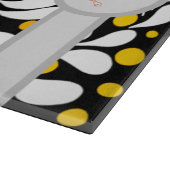 Aangepaste, moderne bloemen warm formaat afdrukken snijplank (Hoek)