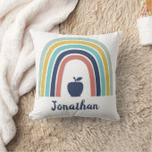 Aangepaste moderne boho-appelregenboog kussen (Deken)