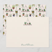 Aangepaste moderne Boho Planten Vrijgezellenfeest Bedankkaart (Voorkant / Achterkant)