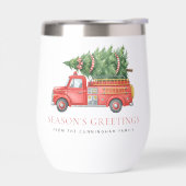 Aangepaste moderne brandweerman Kerst brandweerwag (Links)