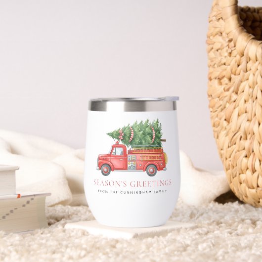 Aangepaste moderne brandweerman Kerst brandweerwag (Woonkamer)