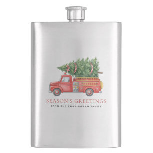 Aangepaste moderne brandweerman Kerst brandweerwag Flacon