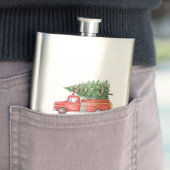 Aangepaste moderne brandweerman Kerst brandweerwag Flacon (Voorbeeld)