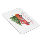 Aangepaste moderne brandweerman Kerst brandweerwag Magneet (Rechterzijde)