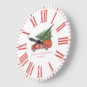 Aangepaste moderne brandweerman Kerstmis brandweer Grote Klok (Hoek)