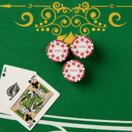 Aangepaste moderne bruiloft drankcocktailbar met m poker chips