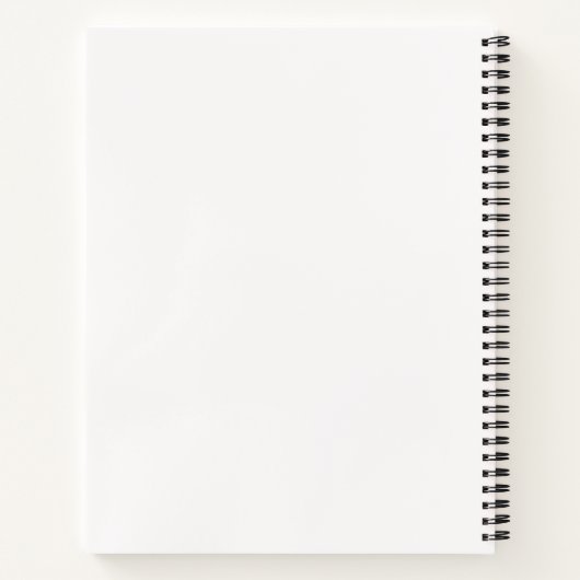 Aangepaste Moderne Bruine Meisje Chai & Checklists Notitieboek (Achterkant)