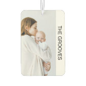 Aangepaste moderne chique beide zijden familie fot luchtverfrisser (Achterkant)