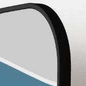 Aangepaste moderne, donkere, Blauwgroen blauwe str Pickleball Paddle (Links Detail)