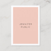 Aangepaste moderne, eenvoudige, minimalistische re visitekaartje (Voorkant)