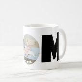 Aangepaste moderne eenvoudige Moederdag cadeau fot Koffiemok (Voorkant rechts)