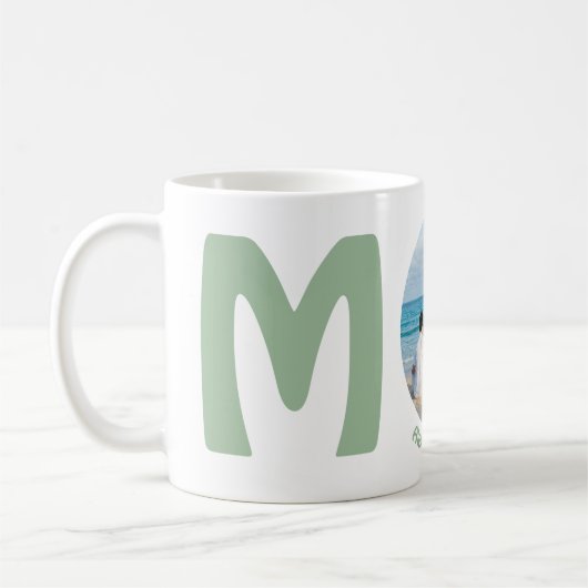 Aangepaste moderne eenvoudige Moederdag cadeau fot Koffiemok (Links)