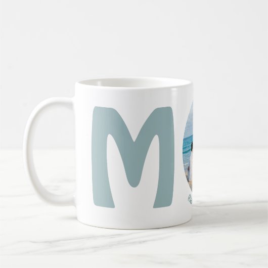 Aangepaste moderne eenvoudige Moederdag cadeau fot Koffiemok (Links)