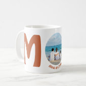 Aangepaste moderne eenvoudige Moederdag cadeau fot Koffiemok (Voorkant links)