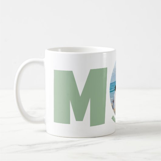 Aangepaste moderne eenvoudige Moederdag cadeau fot Koffiemok (Links)