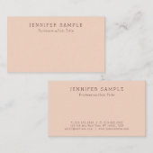 Aangepaste, moderne, eenvoudige ontwerpSjabloon Visitekaartje (Voorkant / Achterkant)