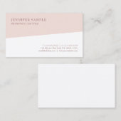 Aangepaste, moderne, eenvoudige ontwerpSjabloon Visitekaartje (Voorkant / Achterkant)