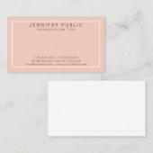 Aangepaste, moderne, eenvoudige ontwerpSjabloon Visitekaartje (Voorkant / Achterkant)