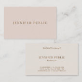 Aangepaste, moderne, eenvoudige professionele Sjab Visitekaartje (Voorkant / Achterkant)