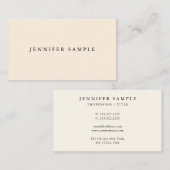 Aangepaste Moderne Eenvoudige Sjabloon Elegante Cr Visitekaartje (Voorkant / Achterkant)