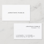 Aangepaste Moderne Eenvoudige Sjabloon Semi-Gloss Visitekaartje (Voorkant / Achterkant)