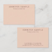 Aangepaste, moderne, eenvoudige Sjabloon Visitekaartje (Voorkant / Achterkant)