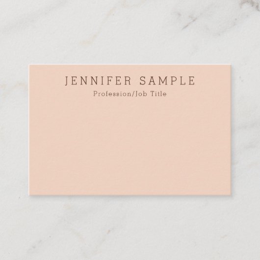 Aangepaste, moderne, eenvoudige Sjabloon Visitekaartje (Voorkant)