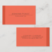 Aangepaste moderne Elegant Earth Colors Sjabloon Visitekaartje (Voorkant / Achterkant)