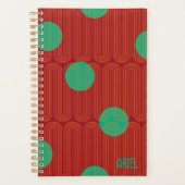 Aangepaste, moderne, elegante Abstracte planner (Voorkant)