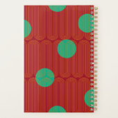 Aangepaste, moderne, elegante Abstracte planner (Achterkant)