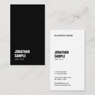 Aangepaste Moderne Elegante Gepersonaliseerde Sjab Visitekaartje