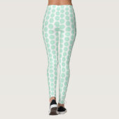 Aangepaste moderne elegante mint-groene kleuren leggings (Achterkant)