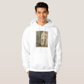 Aangepaste moderne elegante Pop Art Lion Head-Mann Hoodie (Voorkant volledig)
