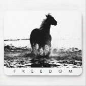 Aangepaste moderne, elegante Pop-art met ronde paa Muismat (Voorkant)