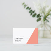 Aangepaste, moderne, elegante professionele Sjablo Visitekaartje (Staand voorkant)