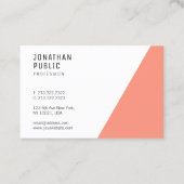 Aangepaste, moderne, elegante professionele Sjablo Visitekaartje (Achterkant)