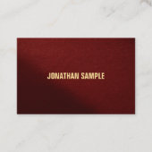 Aangepaste moderne, elegante professionele Sjabloo Visitekaartje (Voorkant)