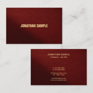 Aangepaste moderne, elegante professionele Sjabloo Visitekaartje