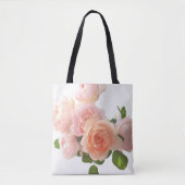 Aangepaste moderne elegante Rozen OntwerpSjabloon Tote Bag (Voorkant)