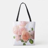 Aangepaste moderne elegante Rozen OntwerpSjabloon Tote Bag (Achterkant)
