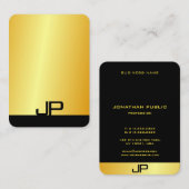 Aangepaste, moderne, elegante Sjabloon voor goudco Visitekaartje (Voorkant / Achterkant)