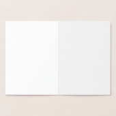 Aangepaste moderne en elegante Moederdag Folie Kaa Folie Kaarten (Binnen)