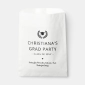 Aangepaste moderne en minimalistische afstudeerfee bedankzakje (Voorkant)