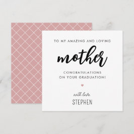 Aangepaste moderne en Schattigee moeder Afstuderen Kaart