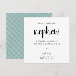 Aangepaste moderne en Schattigee neef Afstuderen Kaart