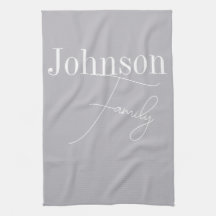 Aangepaste moderne familienaam