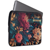 Aangepaste, moderne Floral Bright kleuren op maat Laptop Sleeve (Voorkant Rechts)