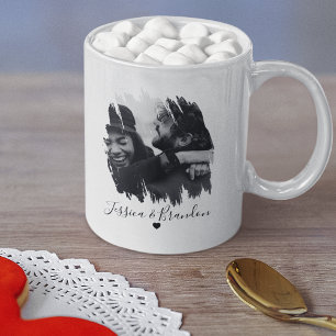Aangepaste moderne foto koffiemok