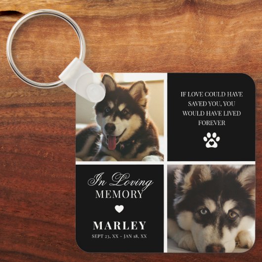 Aangepaste moderne foto van voetfoto sleutelhanger (Voorkant)